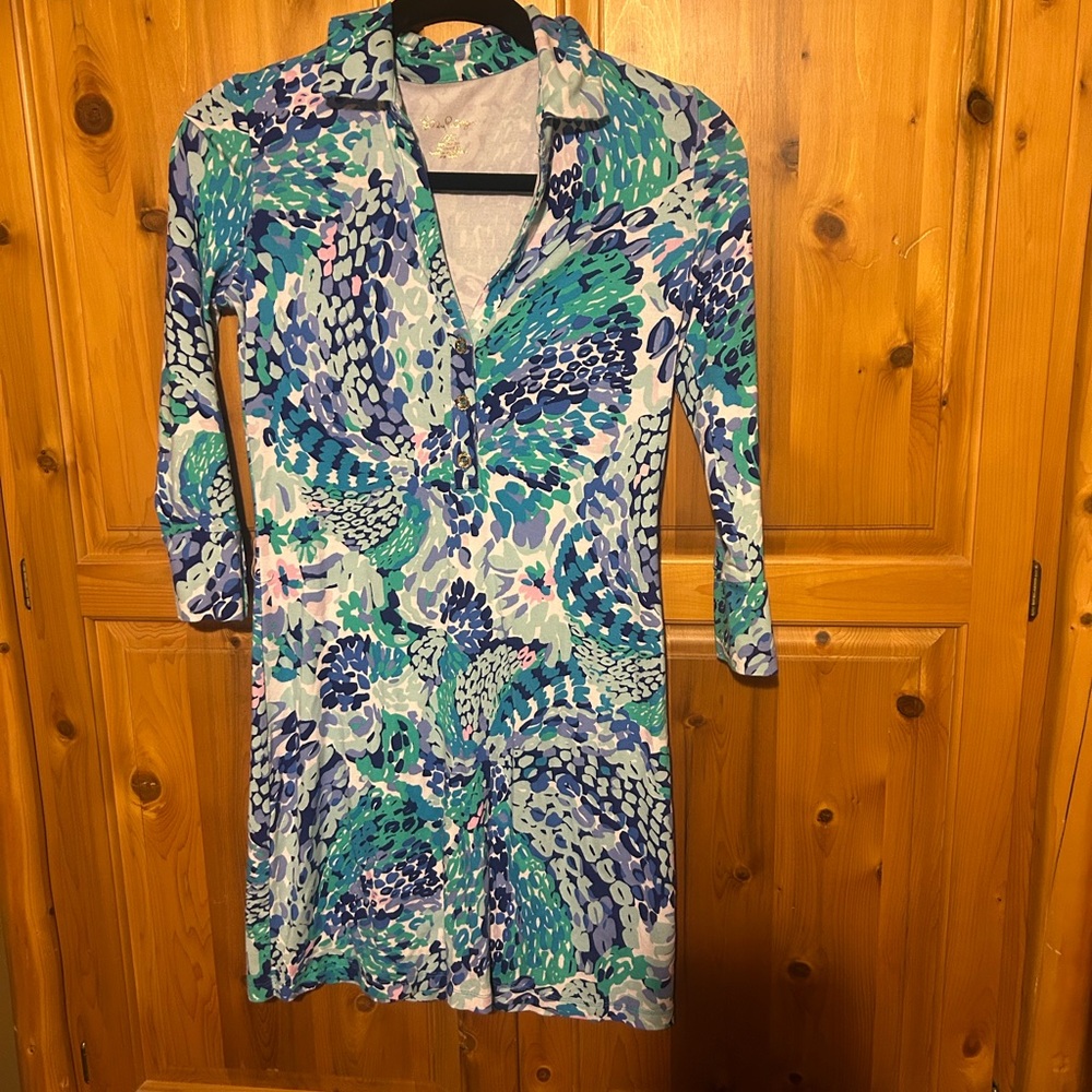 Colorful Patterned Dress - Picture 2 of 3